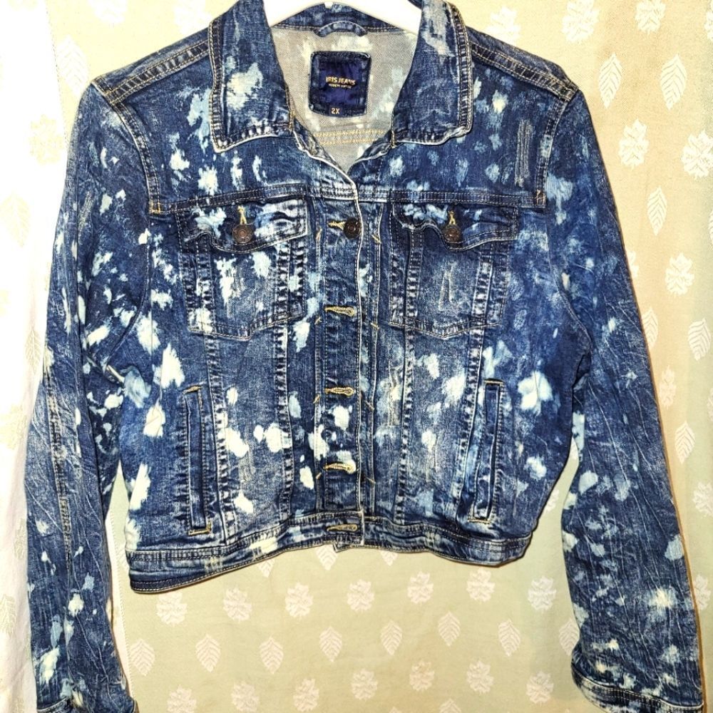 Iris Jean jacket-distressed-size-2X. NWOT